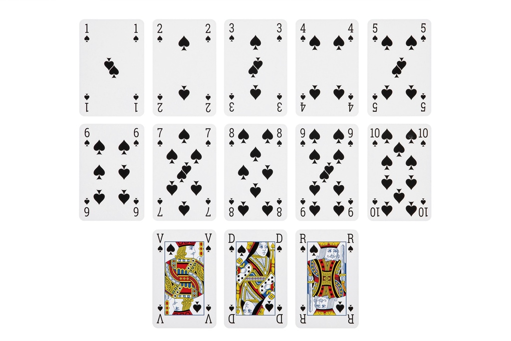 CARTON DE 110 CARTES A JOUER - FIGURES A L'ANGLAISE