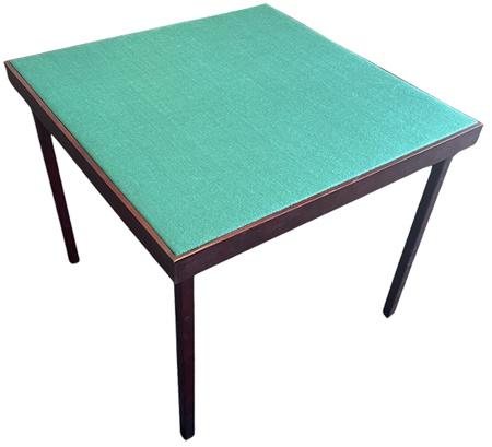 TABLE DE BRIDGE STANDARD ACAJOU