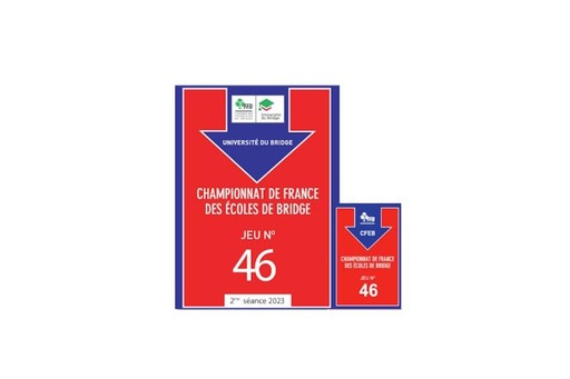 [KIT-JFR-46] JEUX FLECHES CFEB ROUGE 46